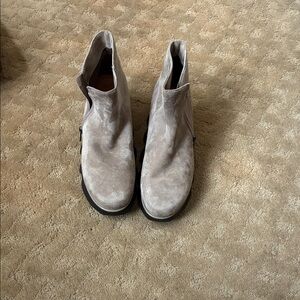 LDP Women's Gray Ankle Booties